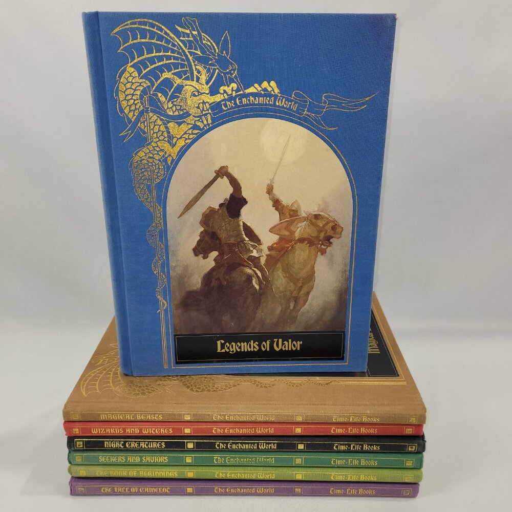 Time Life Books Enchanted World Vintage 7 Hardcover Fantasy Book Lot